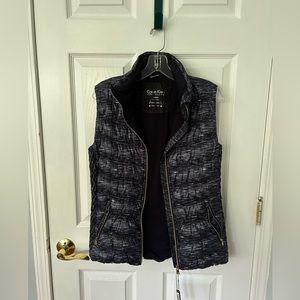 Calvin Klein Performance navy blue and white vest